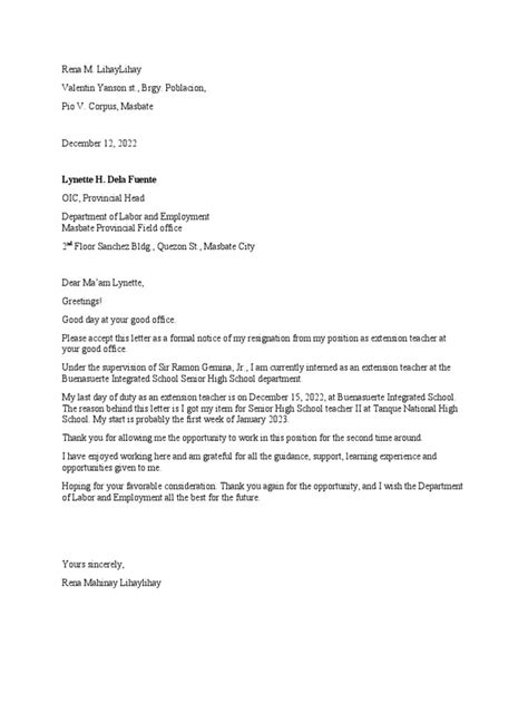 immediate resignation dole|Resignation .